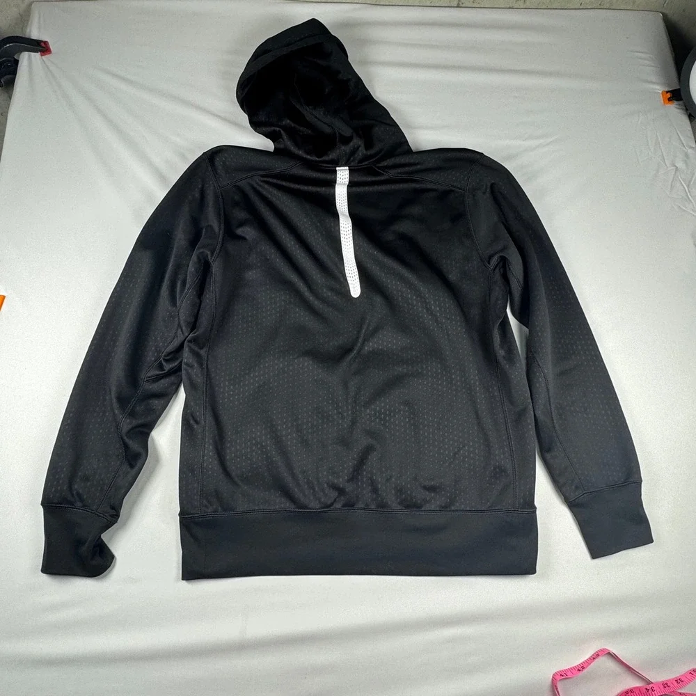 Nike Therma-FIT Duke Blue Devils Hoodie Mens Large Black Sweatshirt NCAA Logo